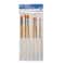 Long Handle Gold Synthetic Paintbrush Set By Artist's Loft® Necessities™